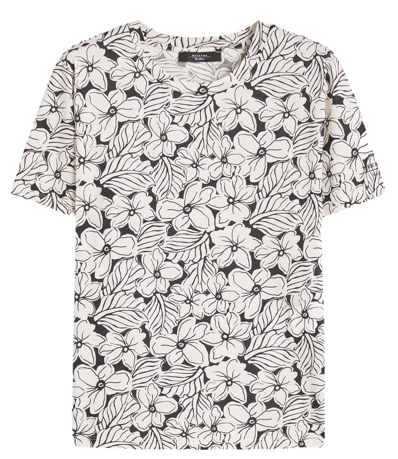 Max Mara Weekend T-Shirt da Donna - Des.fiore Hawaii - 2615971022600