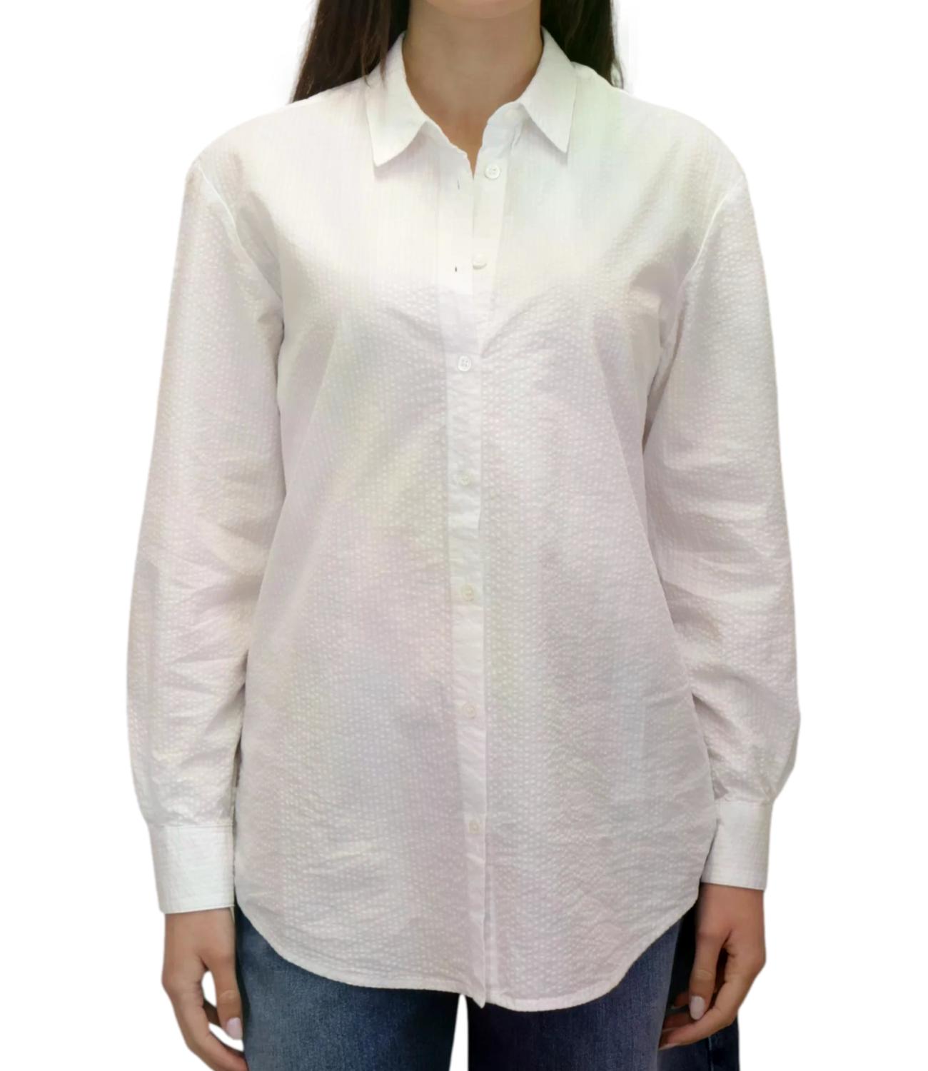 Mc2 Saint Barth Camicia da Donna - Seersucker Stripes V Repeat 01