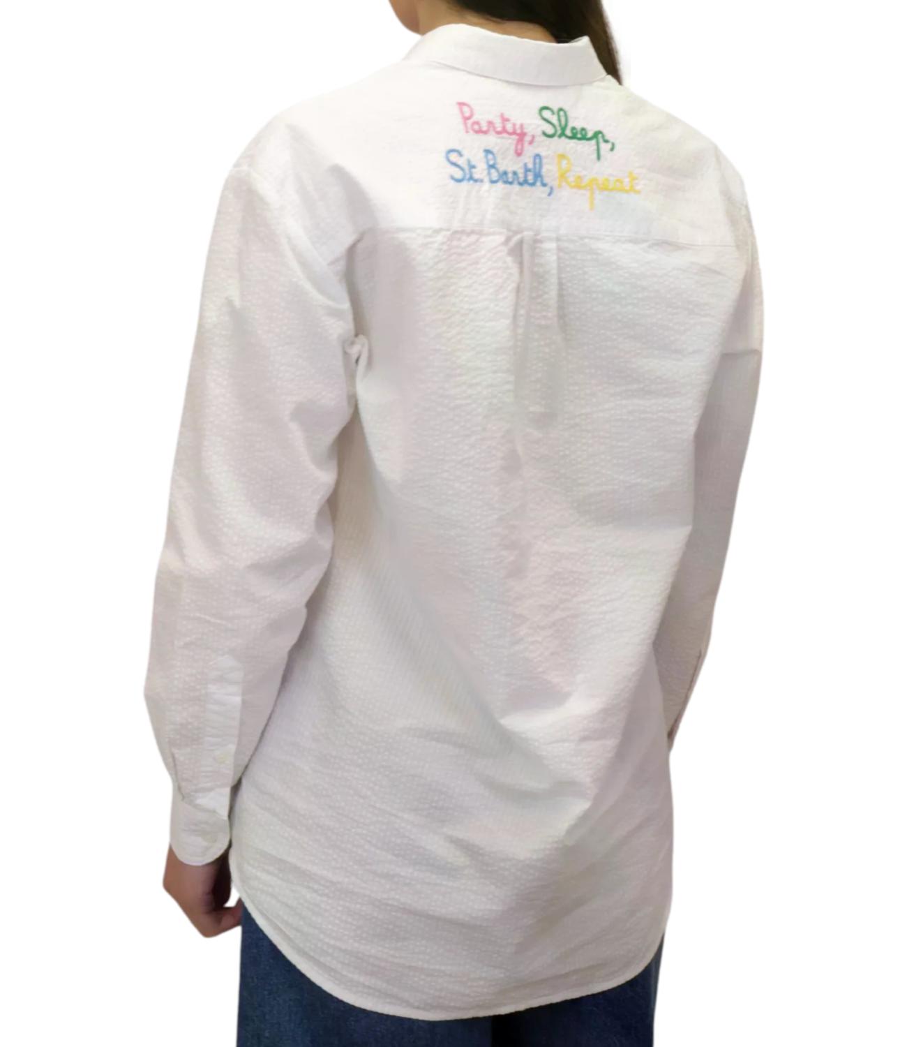 Mc2 Saint Barth Camicia da Donna - Seersucker Stripes V Repeat 01