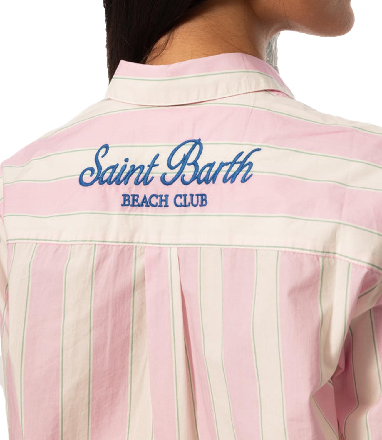 Mc2 Saint Barth Camicia da Donna - Cotton Sb Beach Stripes 2153 E - Brig001