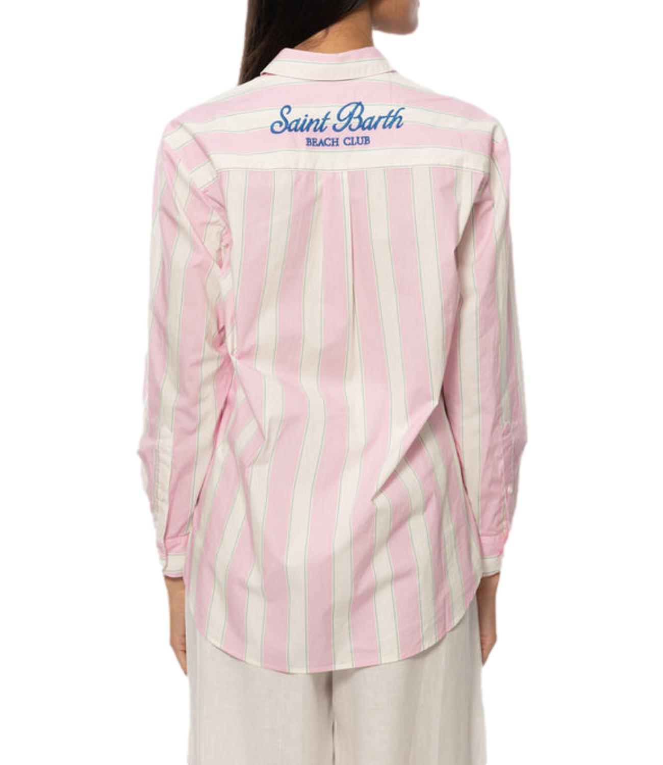 Mc2 Saint Barth Camicia da Donna - Cotton Sb Beach Stripes 2153 E - Brig001