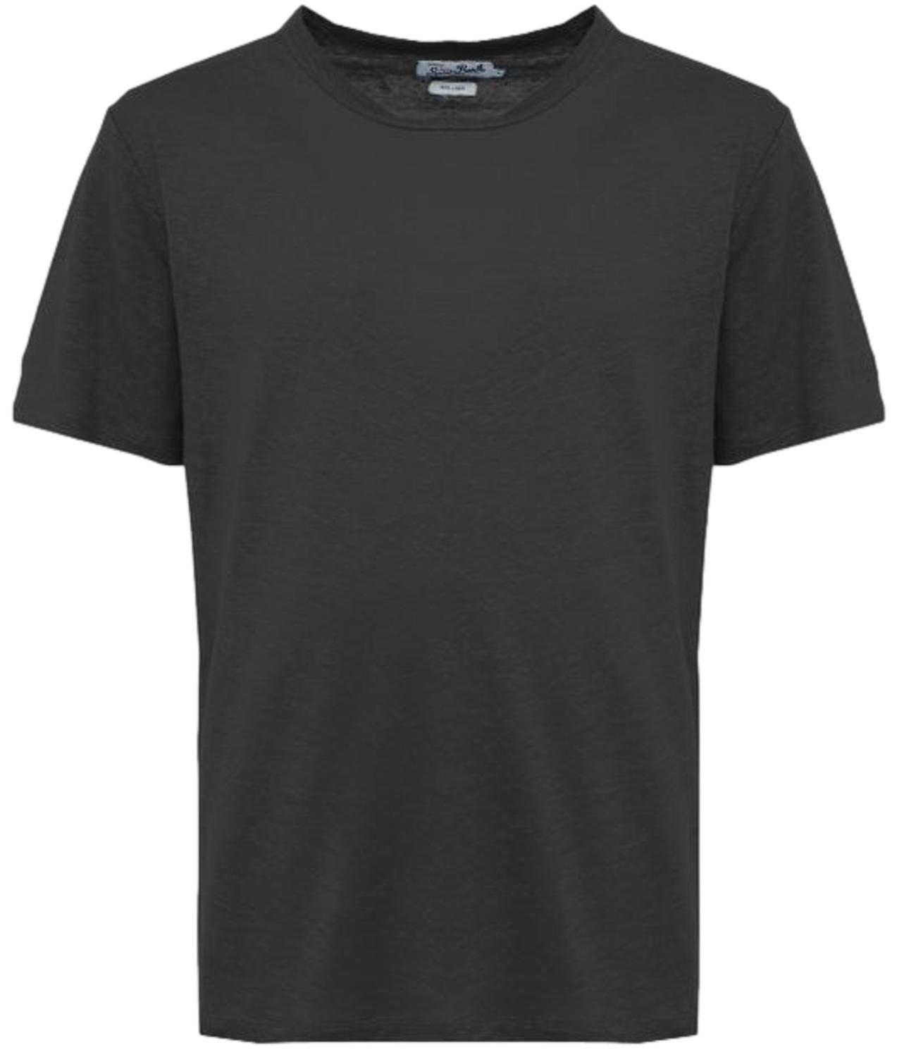 Mc2 Saint Barth T-Shirt da Uomo - Linen 00 Black - Ecs0003
