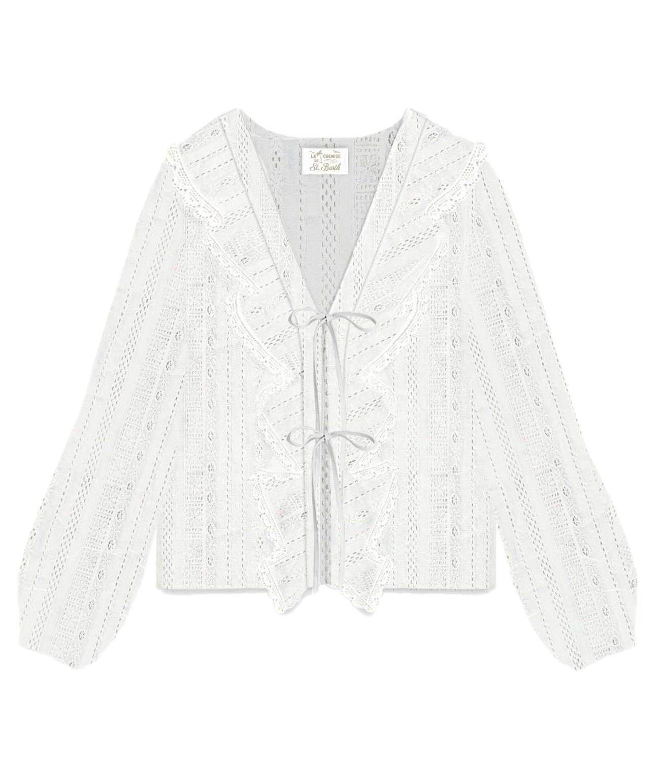 Mc2 Saint Barth Camicia da Donna - Sangallo Stripes Embry 01 - Evi0001