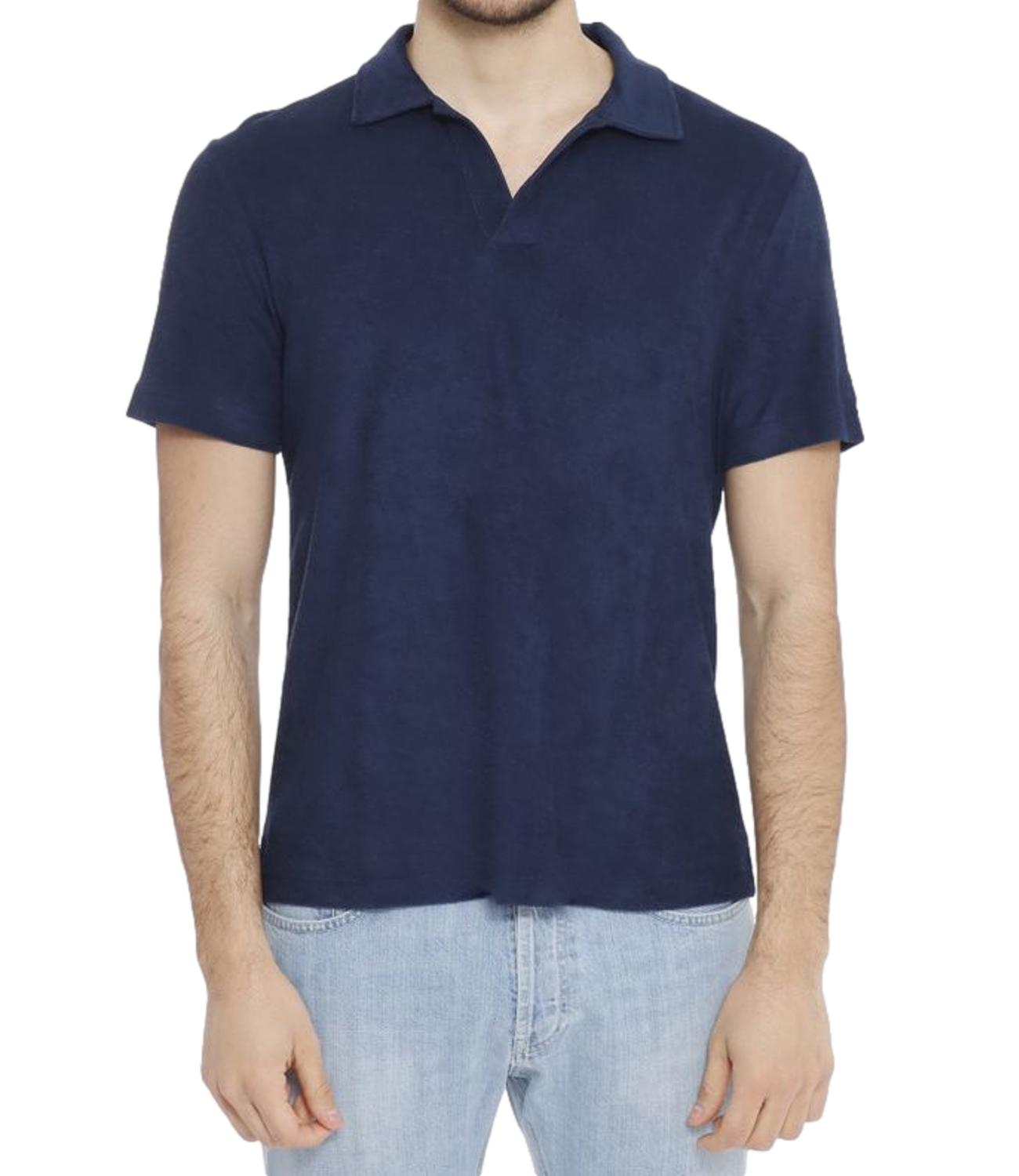 Mc2 Saint Barth Polo da Uomo - Terry 61 Blue Navy - Jer0001