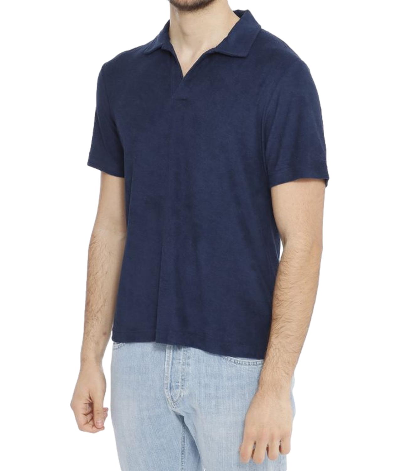 Mc2 Saint Barth Polo da Uomo - Terry 61 Blue Navy - Jer0001