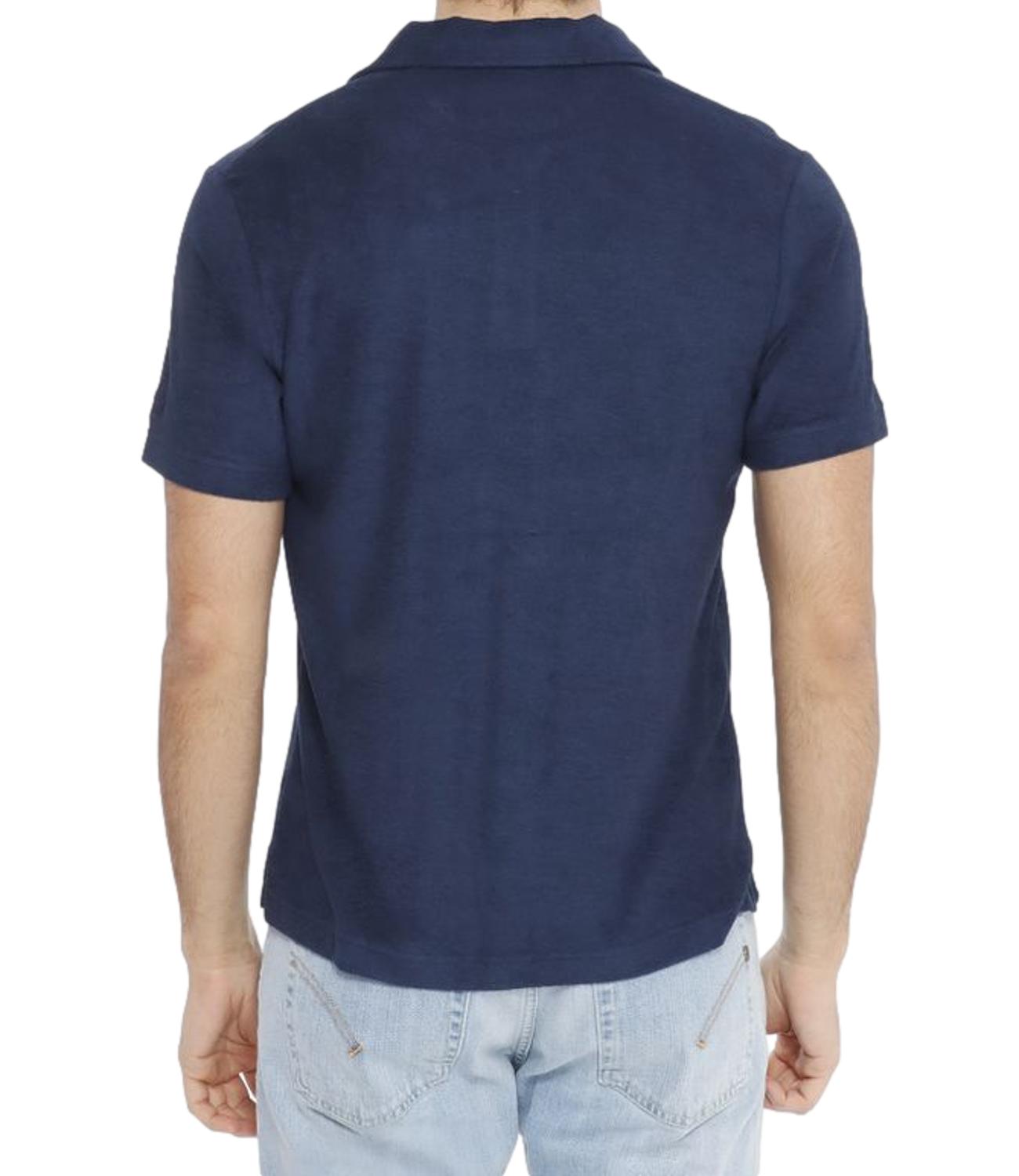Mc2 Saint Barth Polo da Uomo - Terry 61 Blue Navy - Jer0001