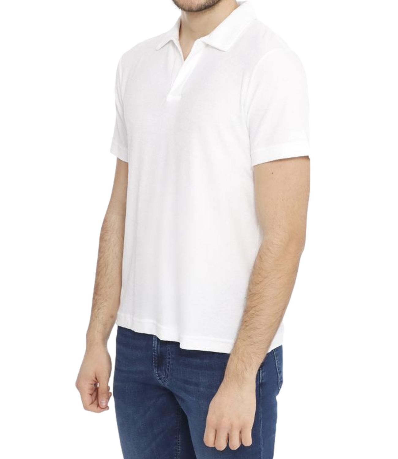 Mc2 Saint Barth Polo da Uomo - Terry 01n White - Jer0001