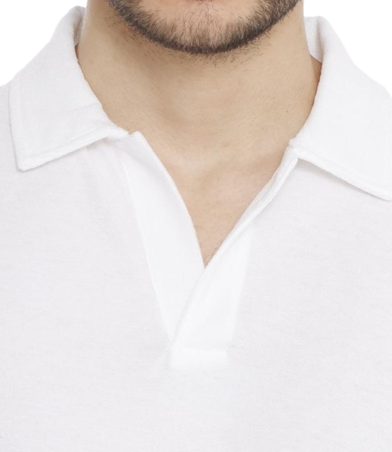 Mc2 Saint Barth Polo da Uomo - Terry 01n White - Jer0001