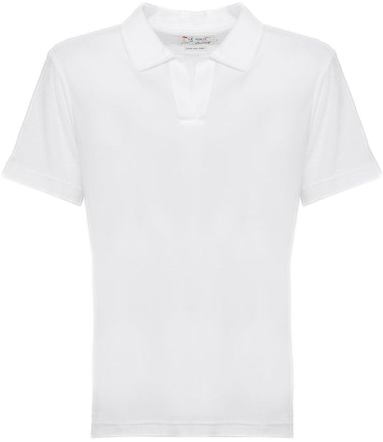 Mc2 Saint Barth Polo da Uomo - Terry 01n White - Jer0001
