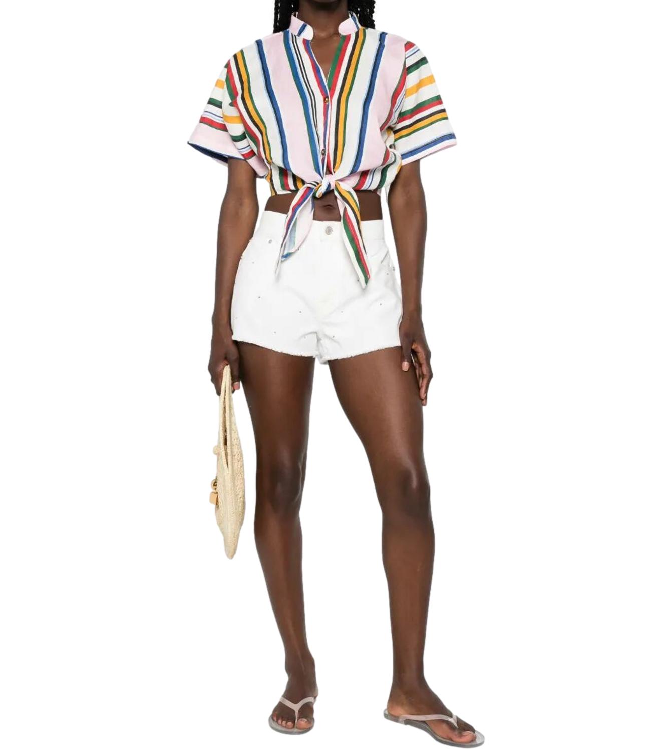 Mc2 Saint Barth Short da Donna - Denim Strass 01 - Mus000 1