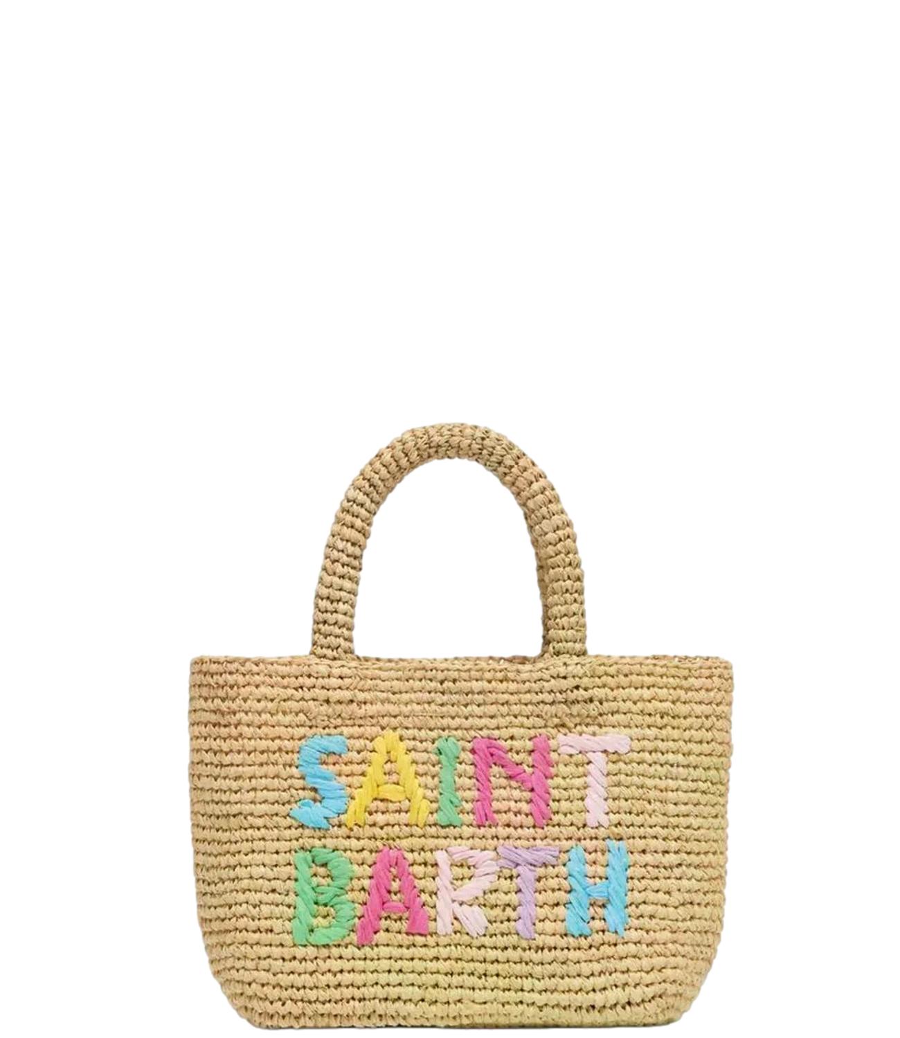RAFFIA BEACH MINI LOGO A COLORI STAMPATELLO