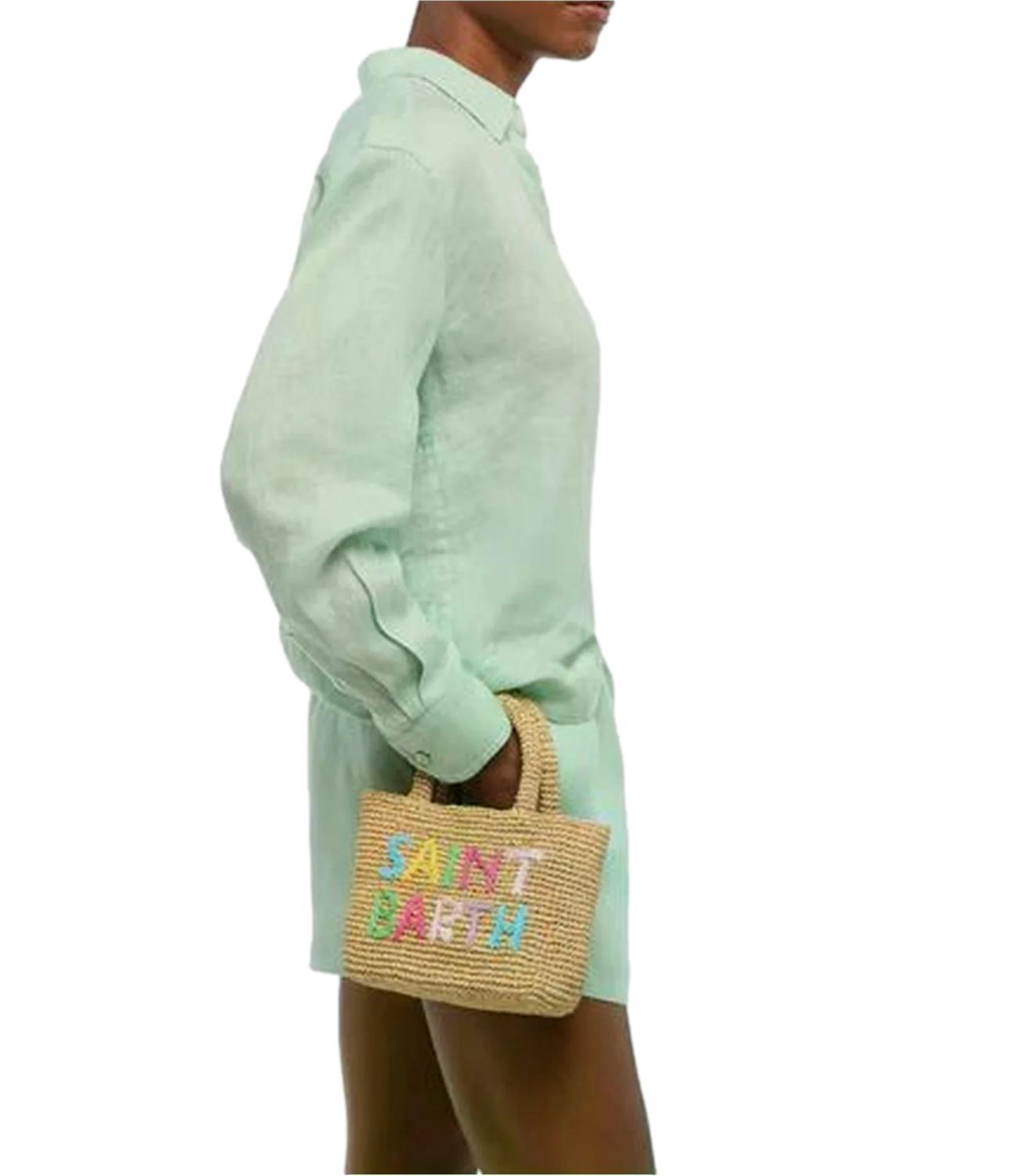RAFFIA BEACH MINI LOGO A COLORI STAMPATELLO