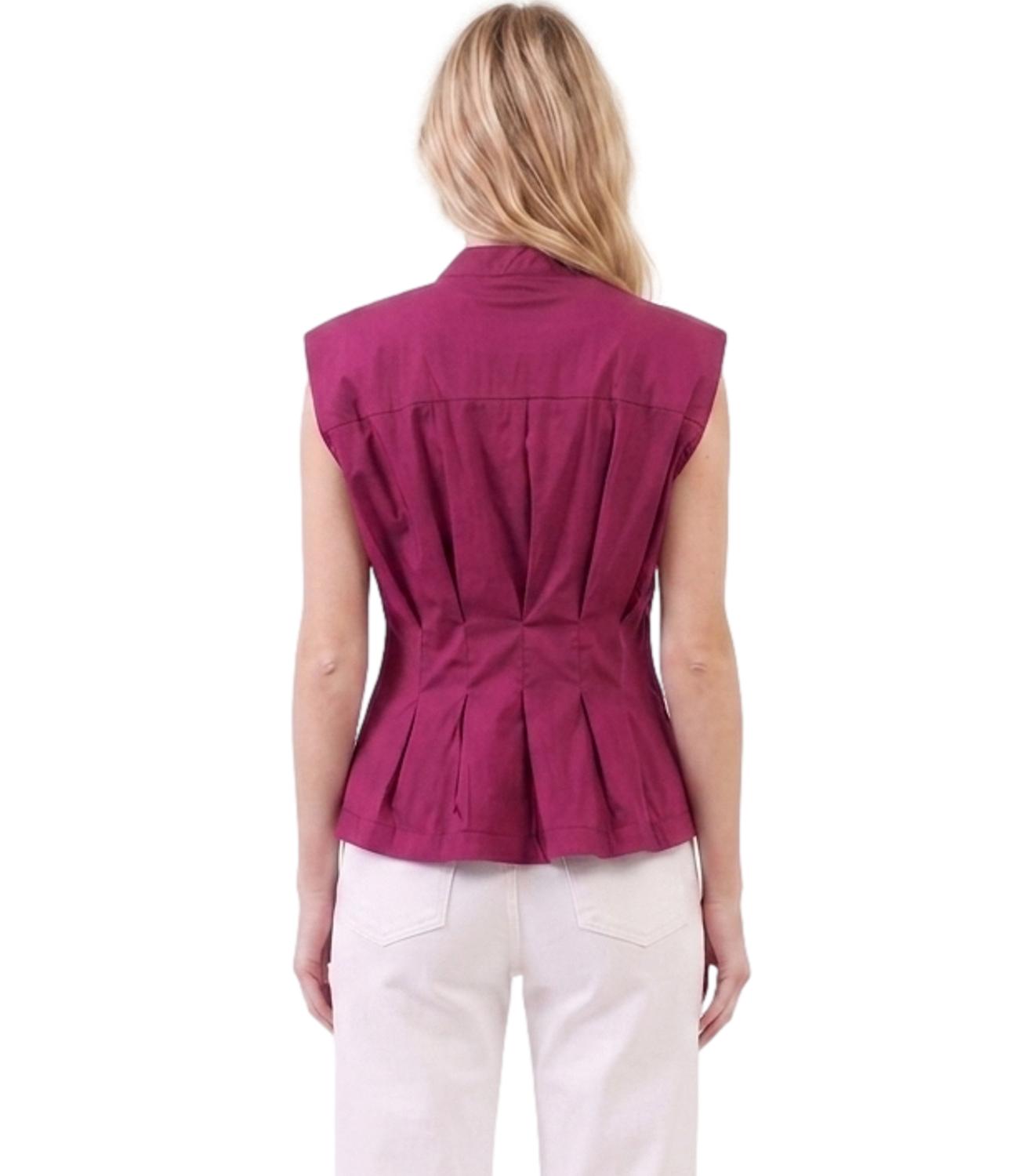 Motel Camicia da Donna - Magenta - 26c5139
