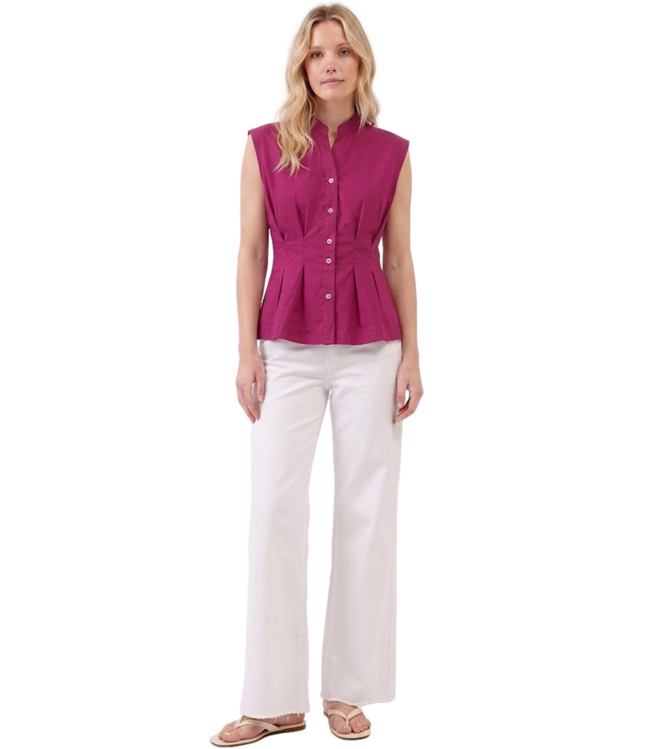 Motel Camicia da Donna - Magenta - 26c5139