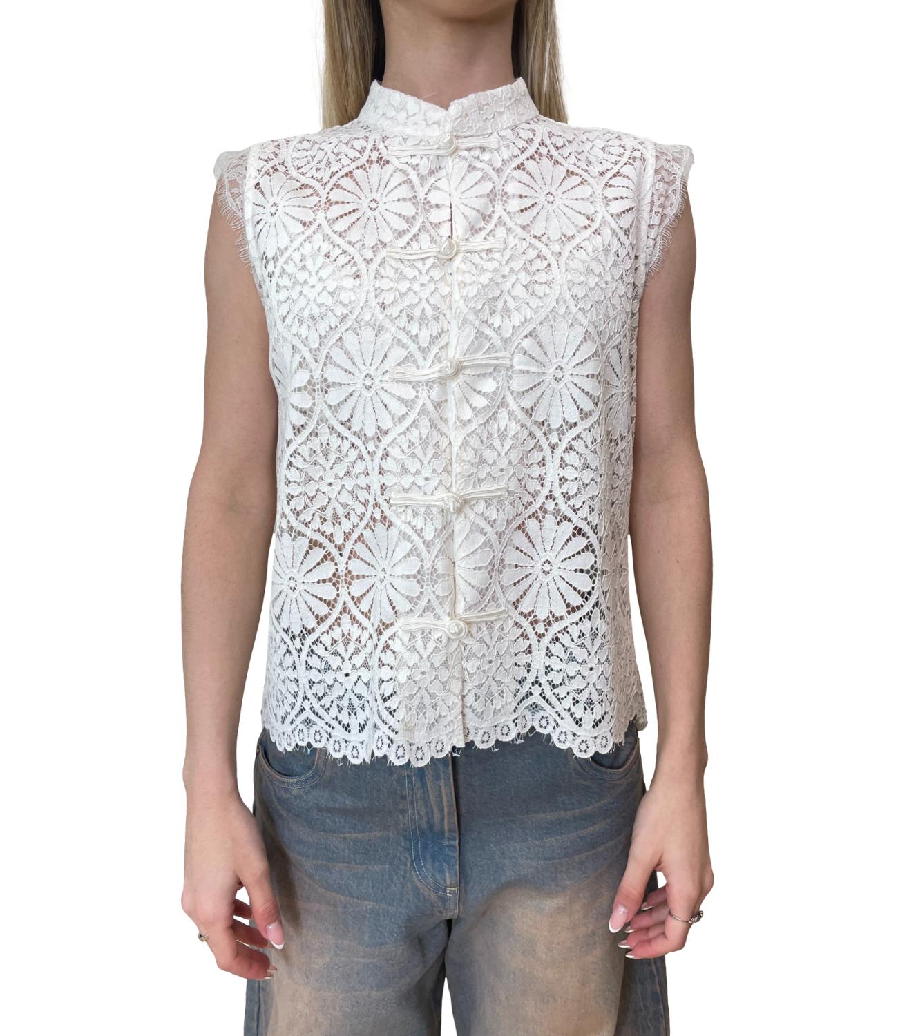 Motel Top da Donna - Bianco - S26t650
