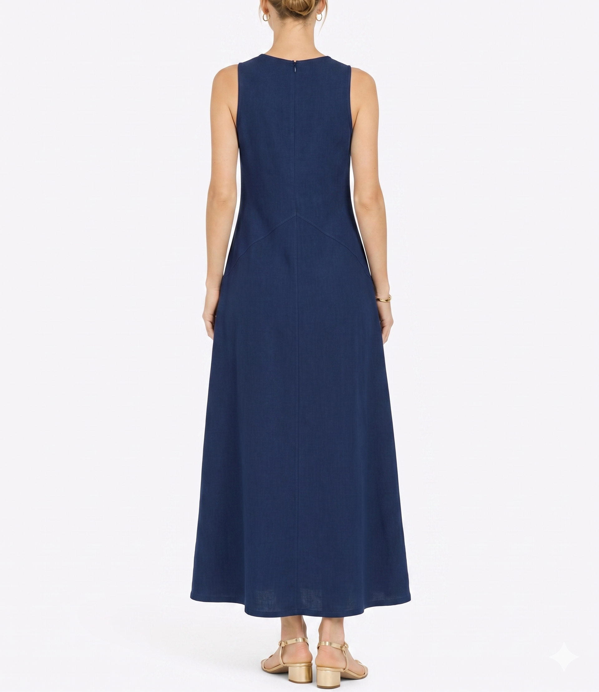 Myastreet Abito da Donna - Blu - Bm26222-06