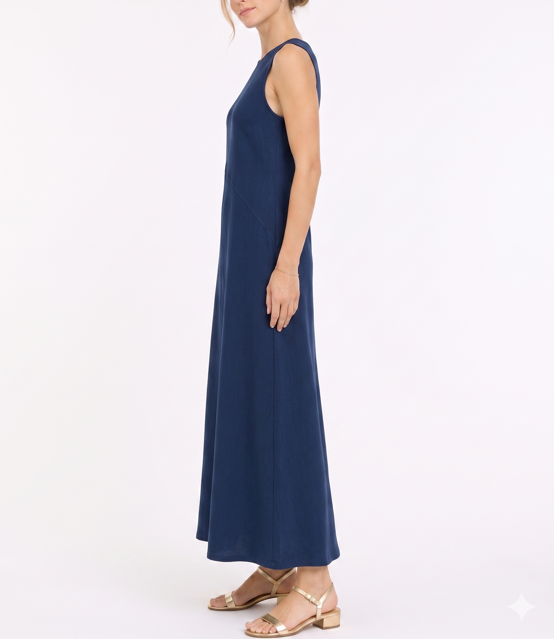 Myastreet Abito da Donna - Blu - Bm26222-06