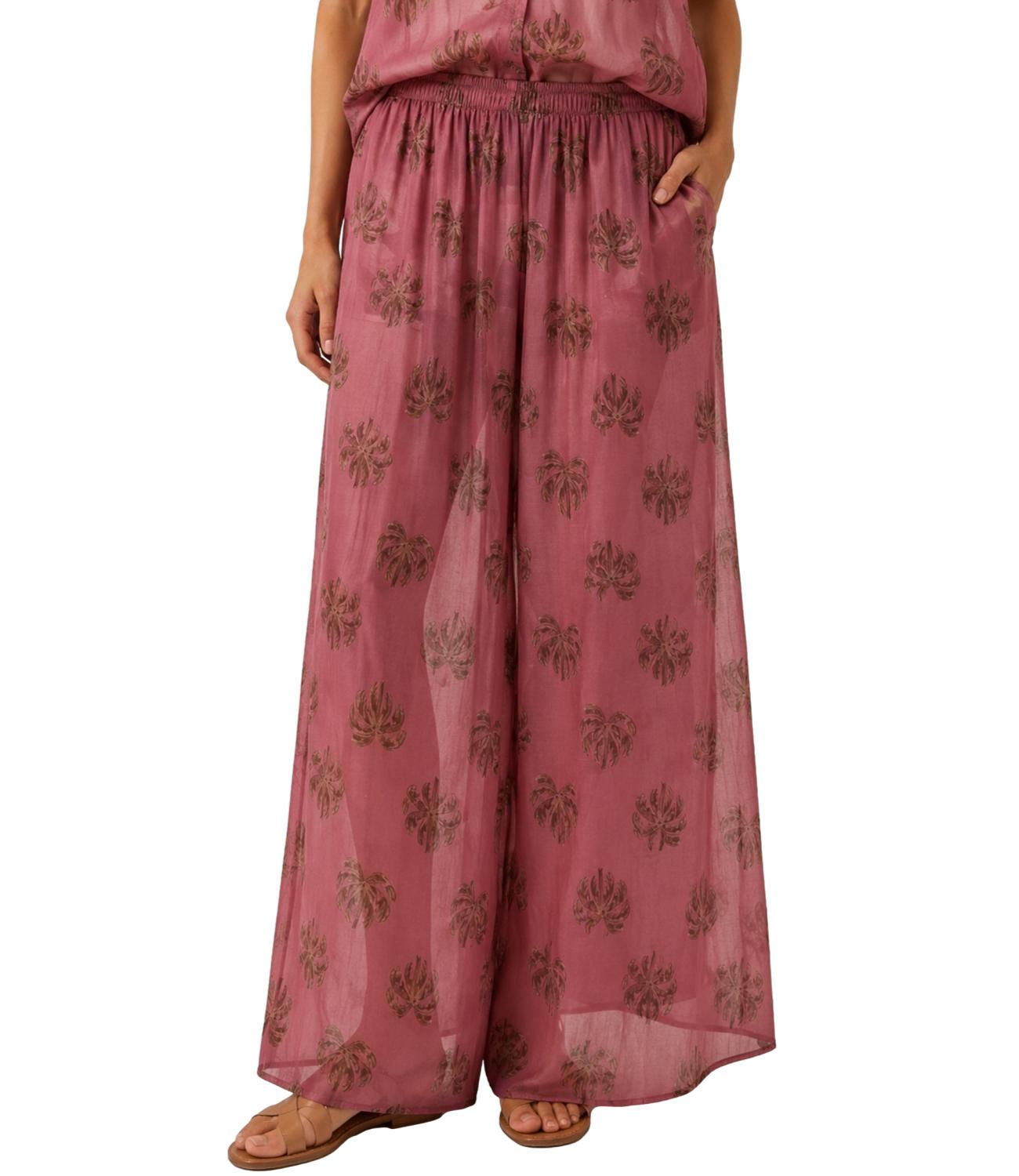 Myastreet Pantalone da Donna - Rosa - Ma2660