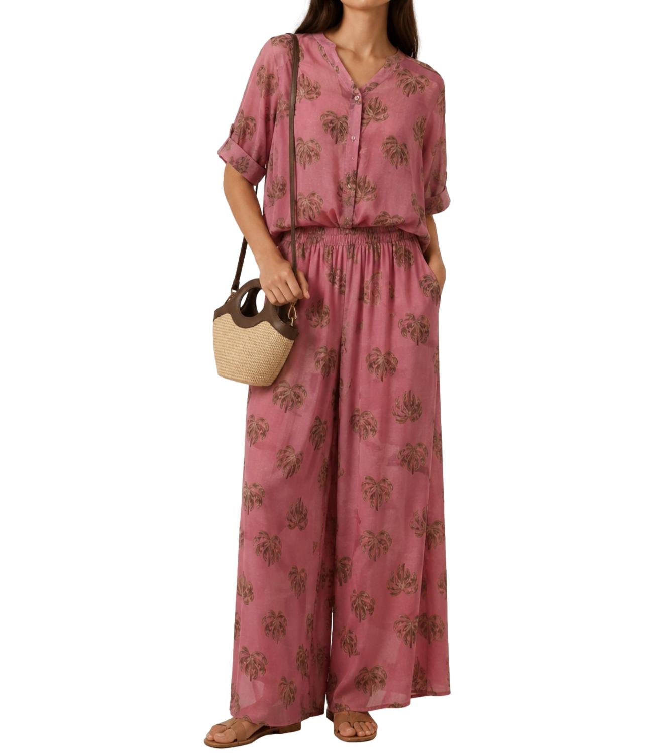 Myastreet Camicia da Donna - Rosa - Ma2905