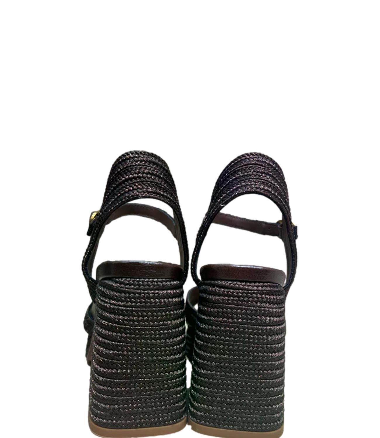Ovye Sandalo Marrone Donna