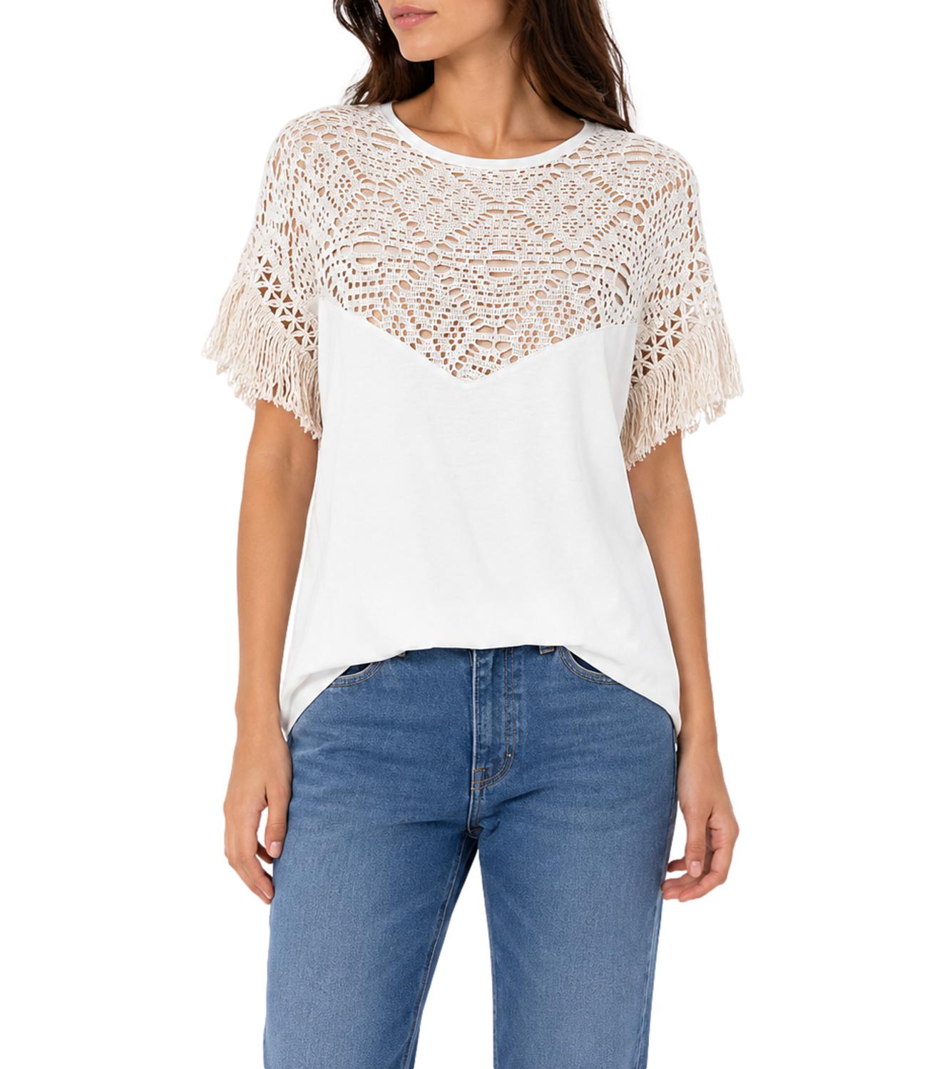 Philia Loft T-Shirt da Donna - Bianco - D02e1132-3474osn