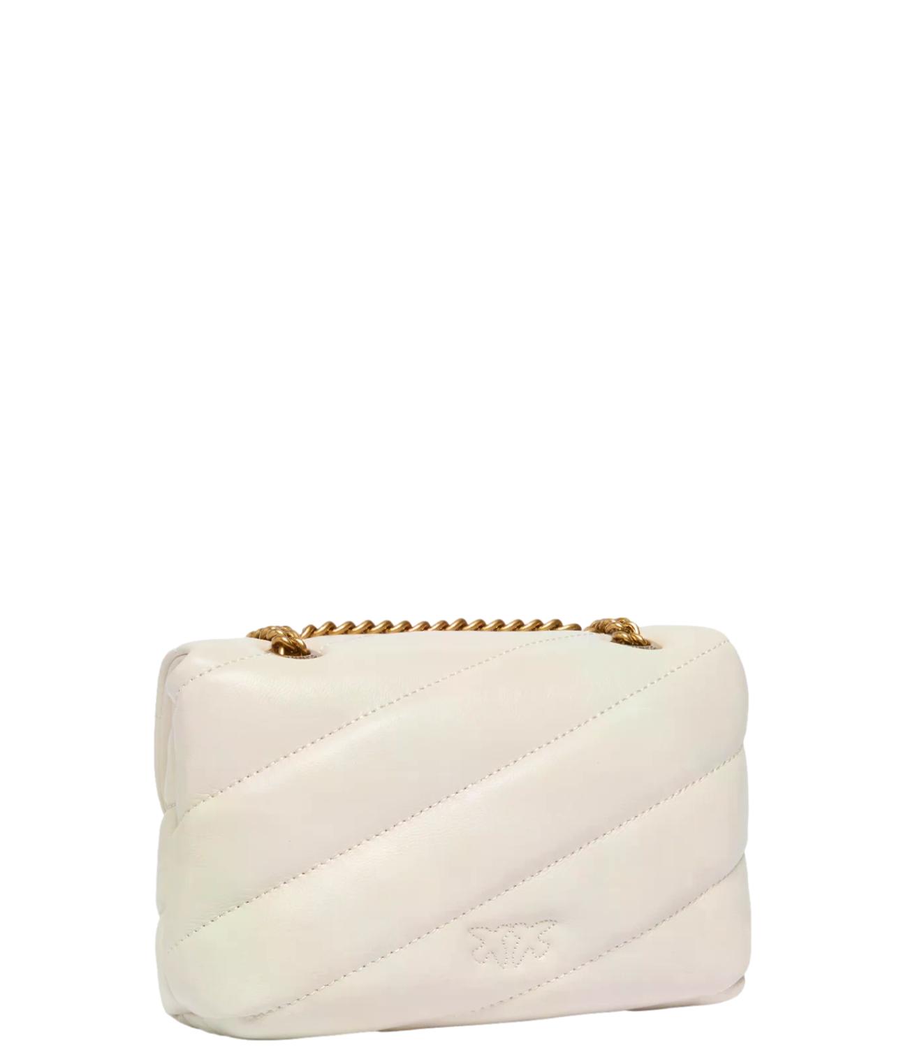Pinko Borsa da Donna - Bianco SetA-Antique Gold - 100040-A0f2