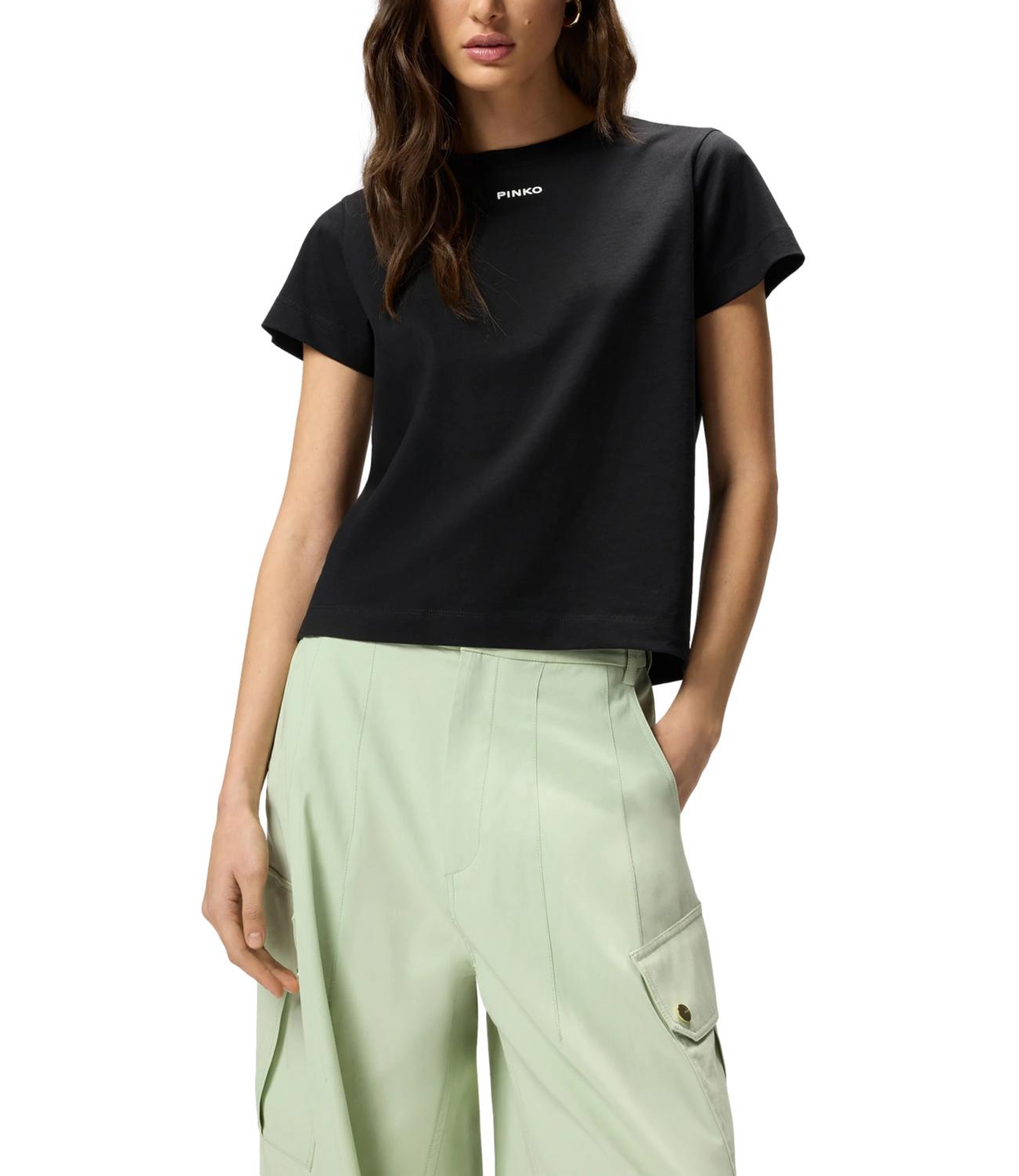 Pinko T-Shirt da Donna - Nero Limousine - 100373-A34f