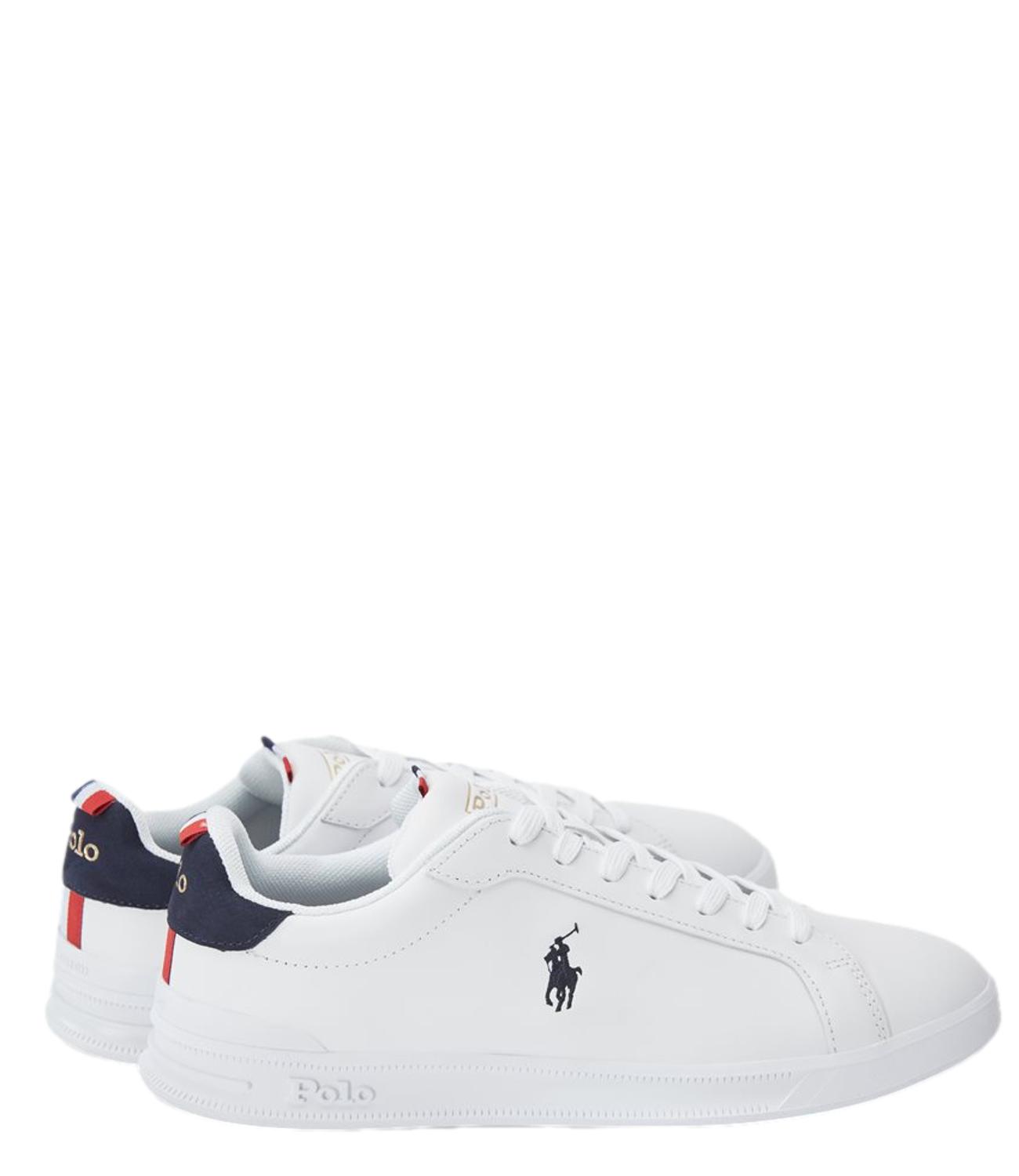 Sneakers Heritage Court II in pelle bianca