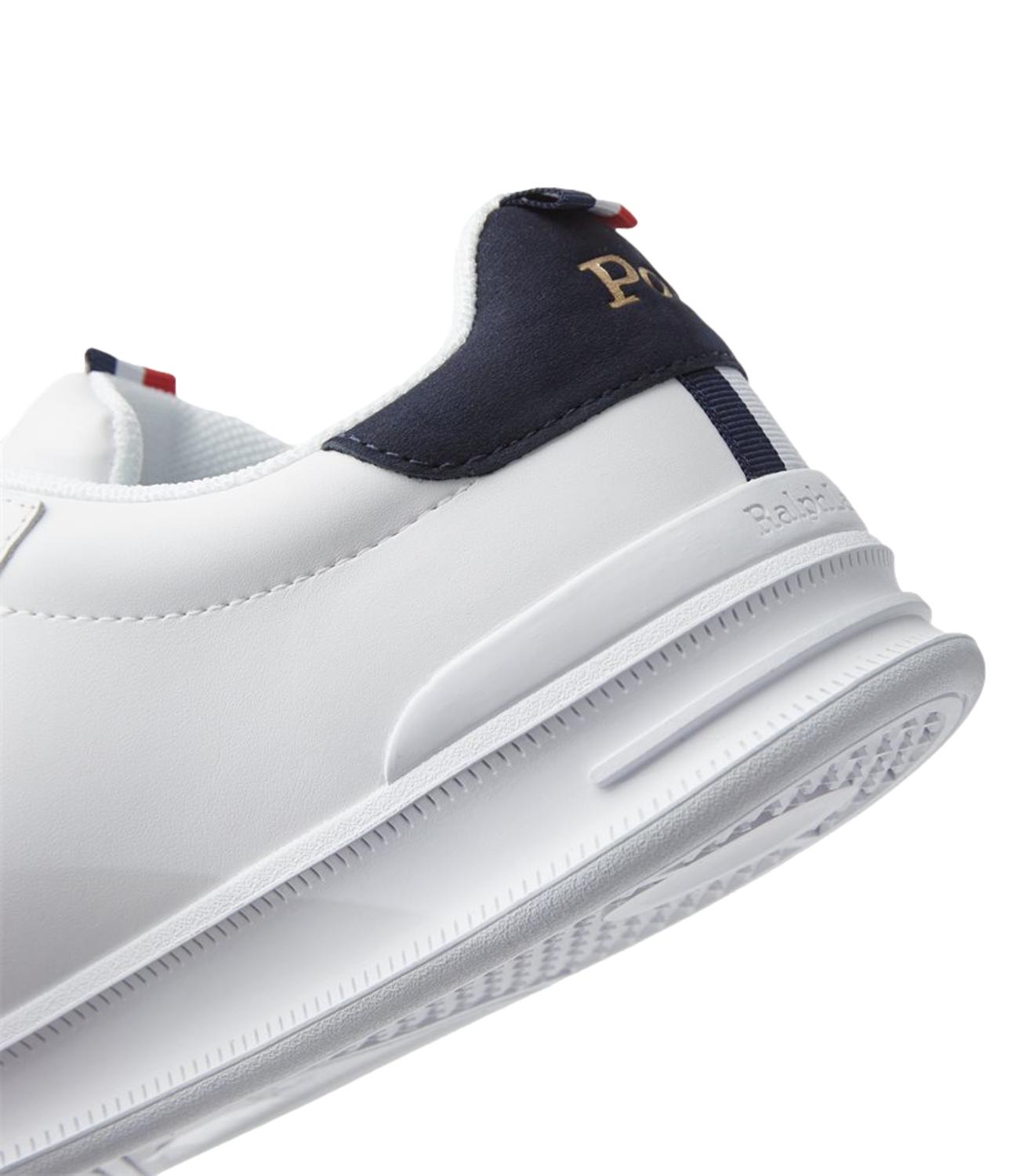 Sneakers Heritage Court II in pelle bianca