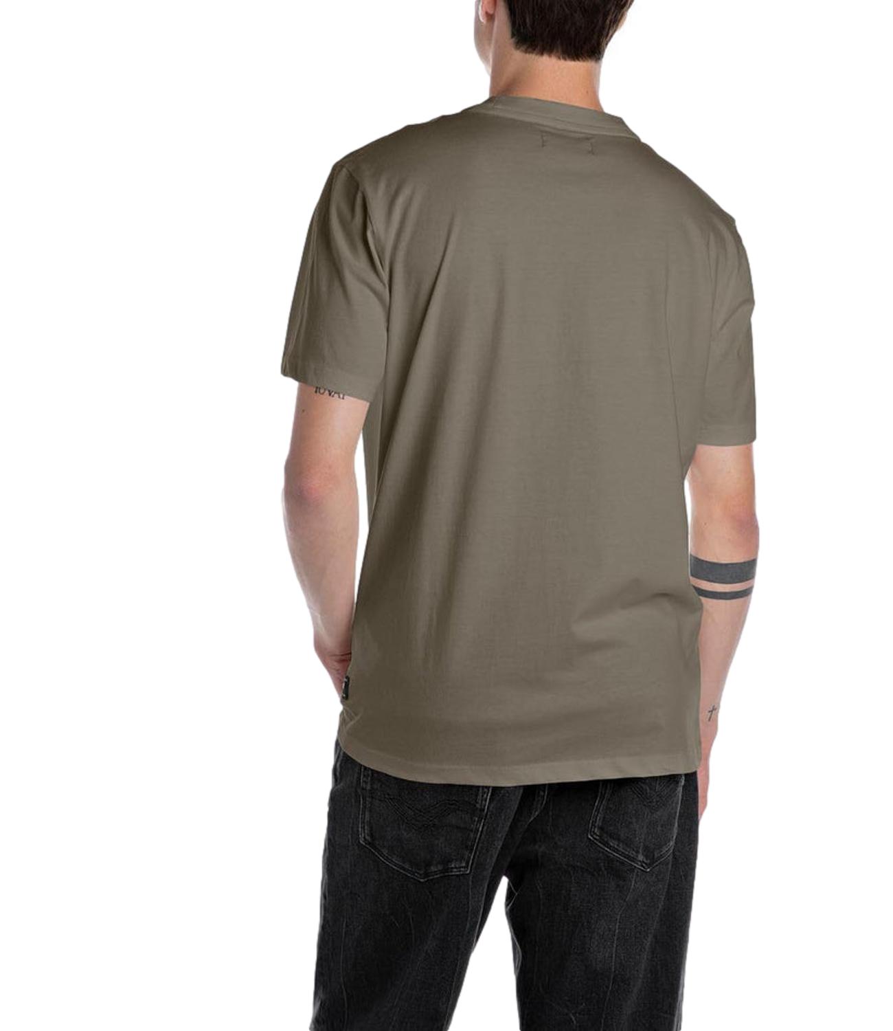 Replay T-Shirt da Uomo - Verde Militare - M3097.000.2660