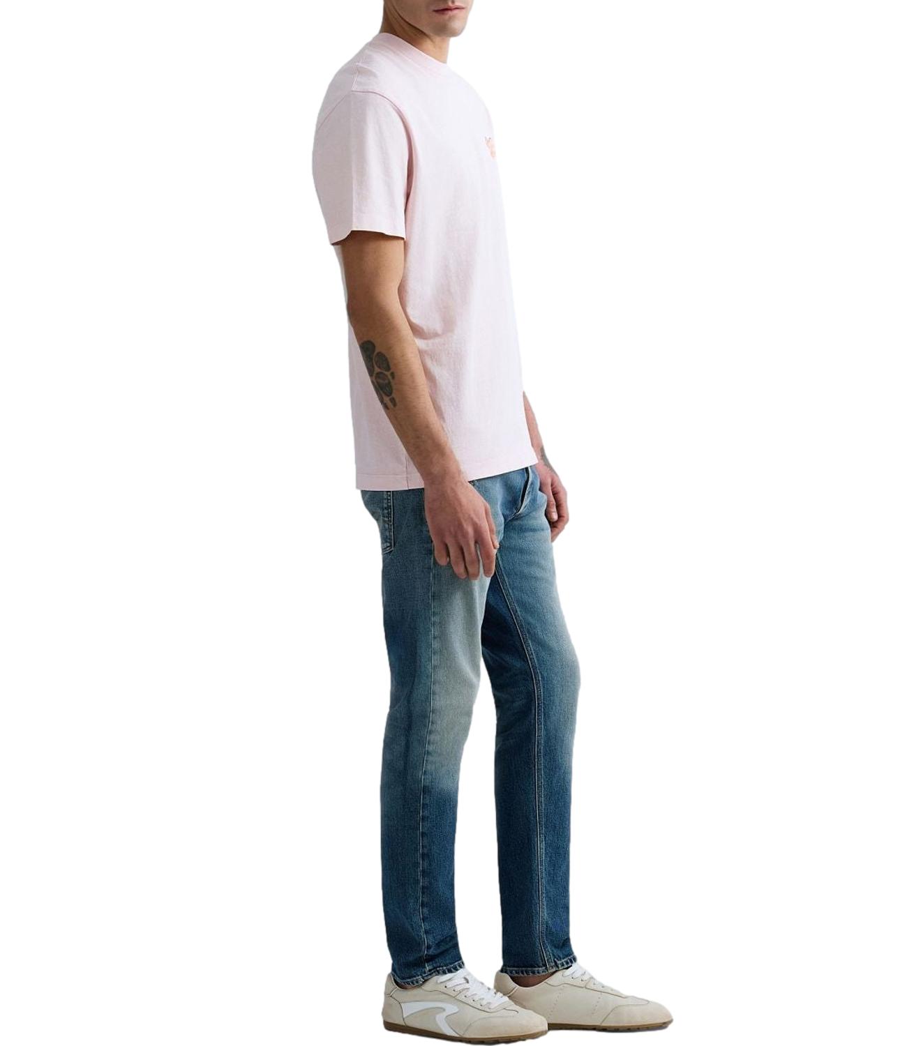Replay T-Shirt da Uomo - Rosa - M3400.000.22662n