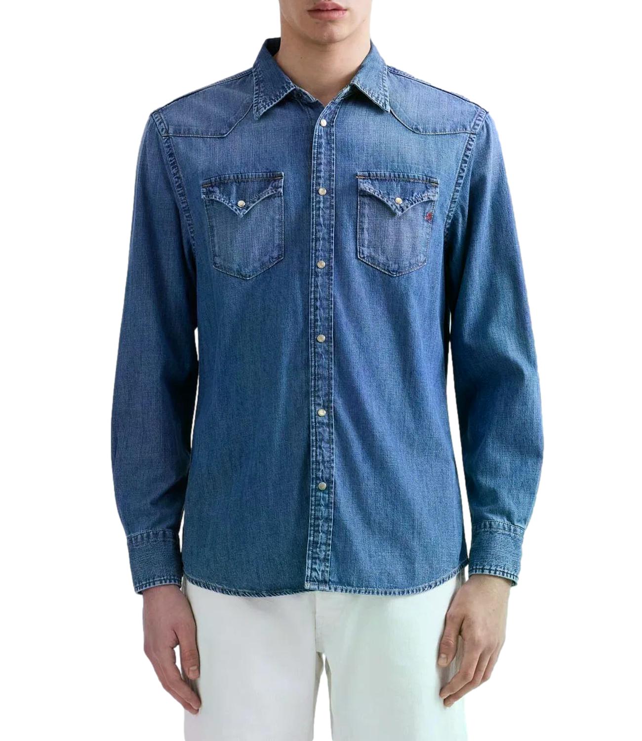 Replay Camicia jeans da Uomo - Denim