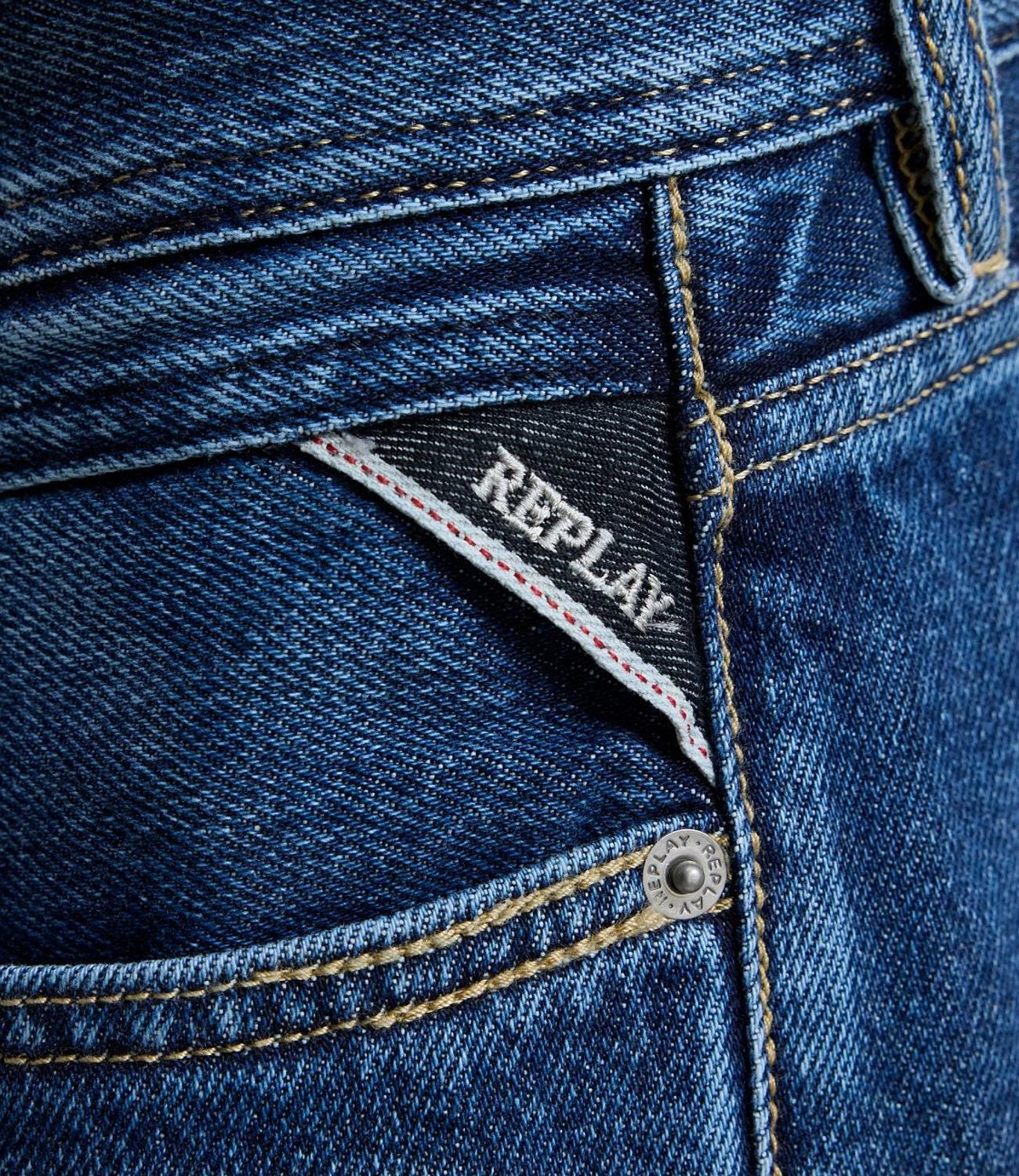 Replay Jeans da Uomo - Denim - Ma972.000 886 0c1 L.32