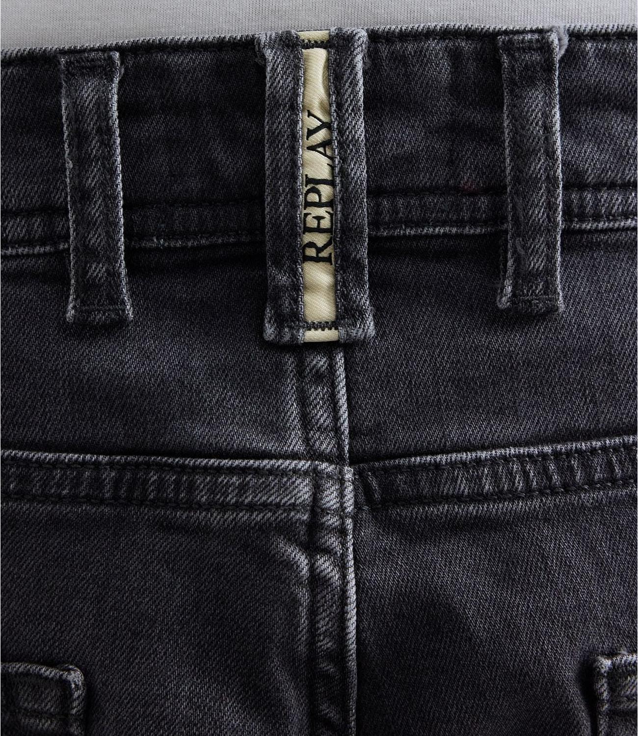 Replay Bermuda jeans da Uomo - Nero - Ma981y.000 573b116