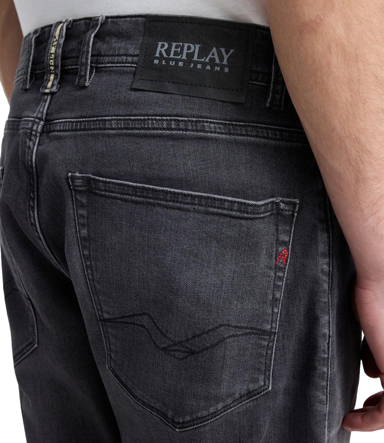Replay Bermuda jeans da Uomo - Nero - Ma981y.000 573b116