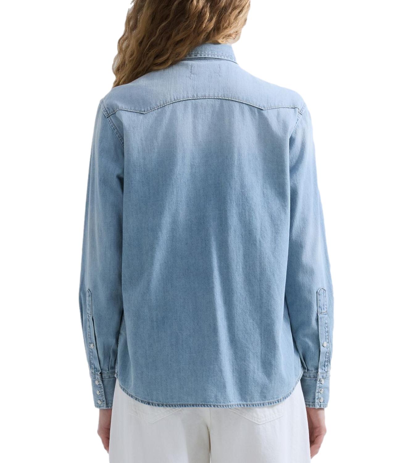 Replay Camicia jeans da Donna - Denim Chiaro - W2362.000.26c 17b