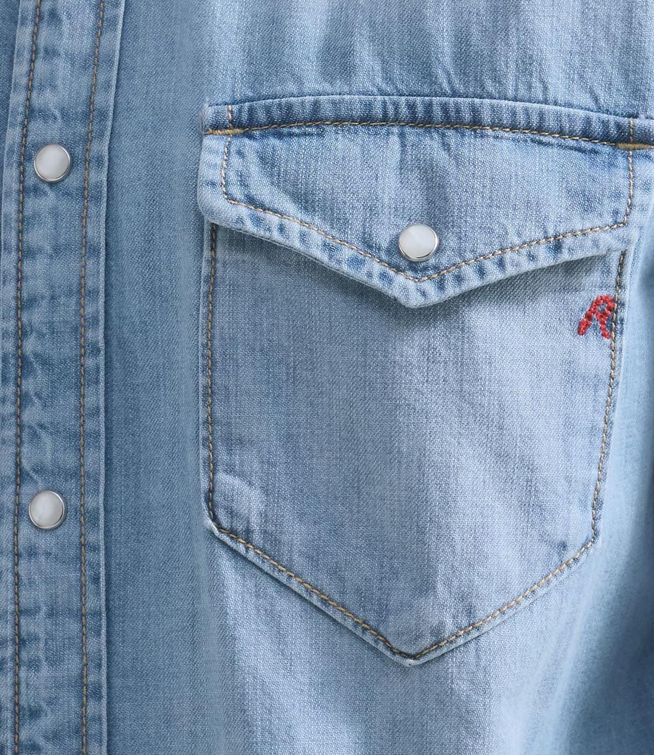 Replay Camicia jeans da Donna - Denim Chiaro - W2362.000.26c 17b