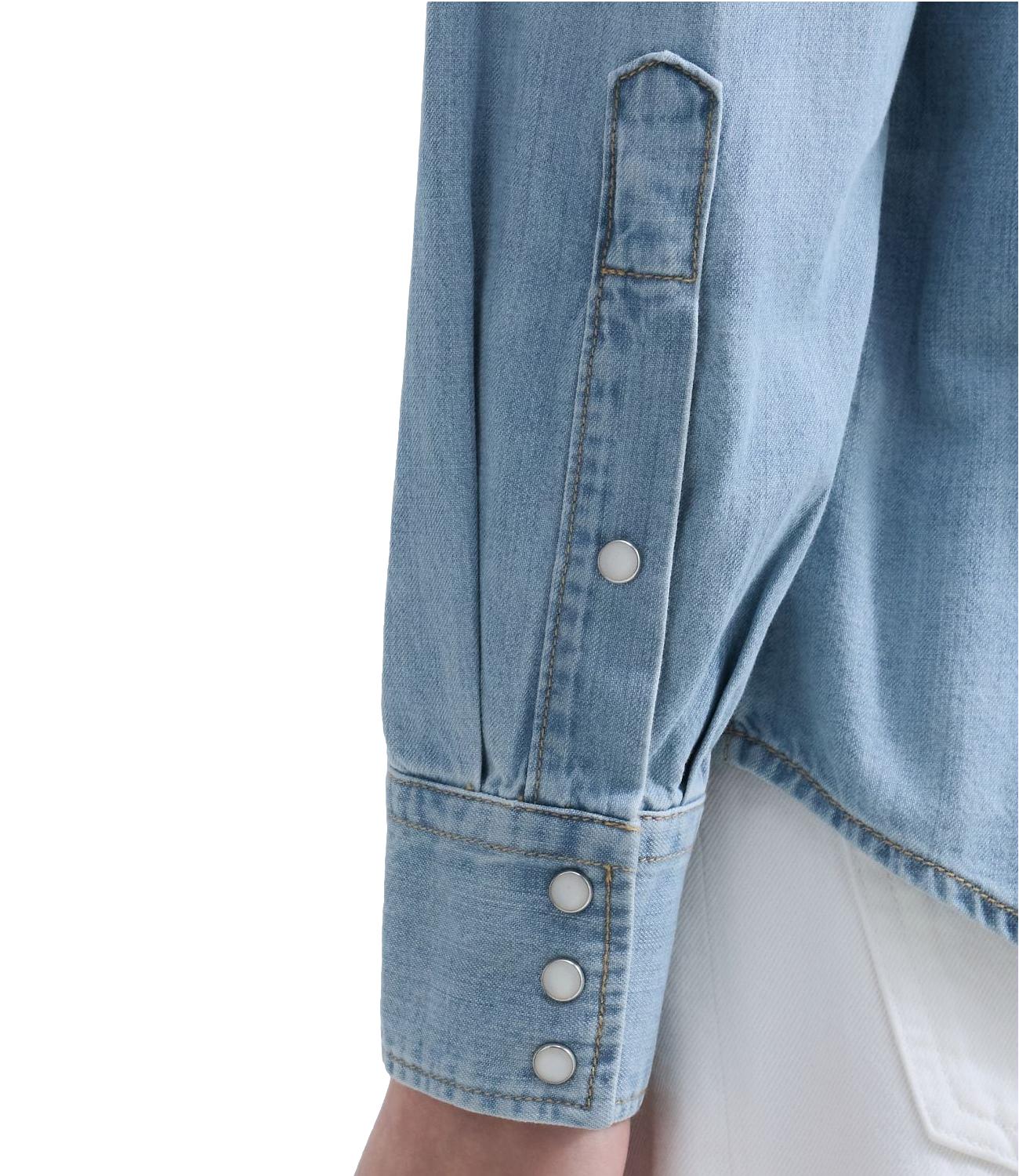 Replay Camicia jeans da Donna - Denim Chiaro - W2362.000.26c 17b