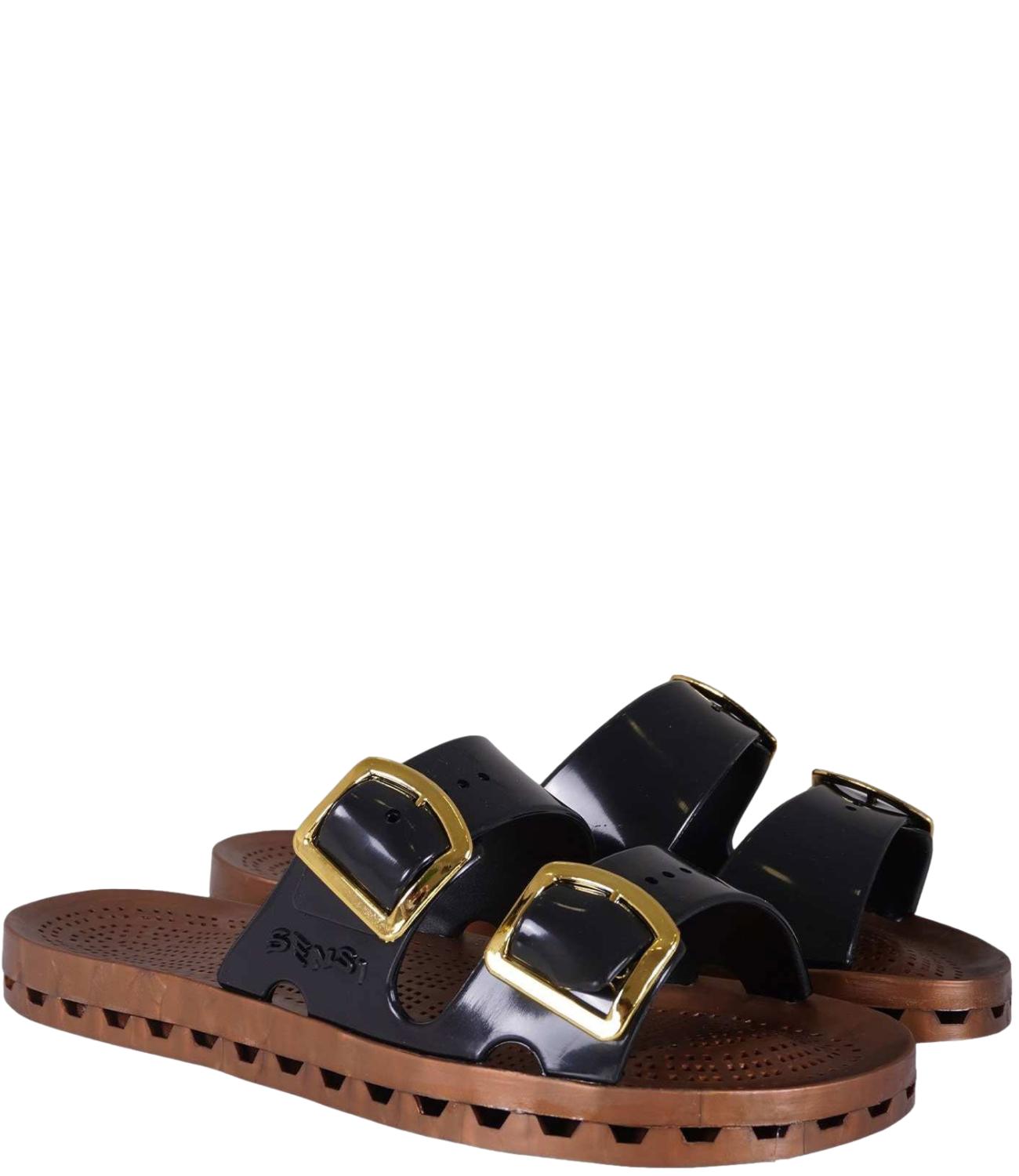 Sensi Ciabatta da Uomo - Nera - 4151/p