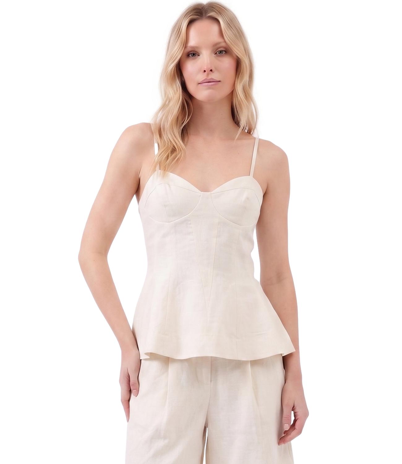 Silence Limited Top da Donna - New Cream - Bou865pe26