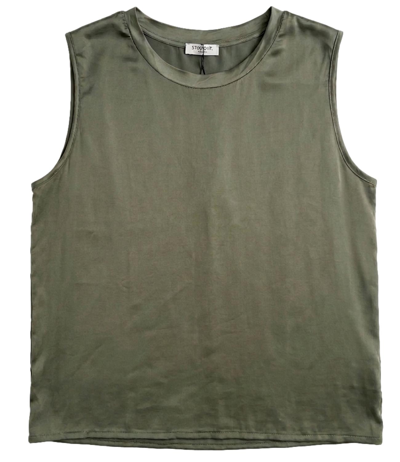Studio it Canotta da Donna - Verde - T10435cn