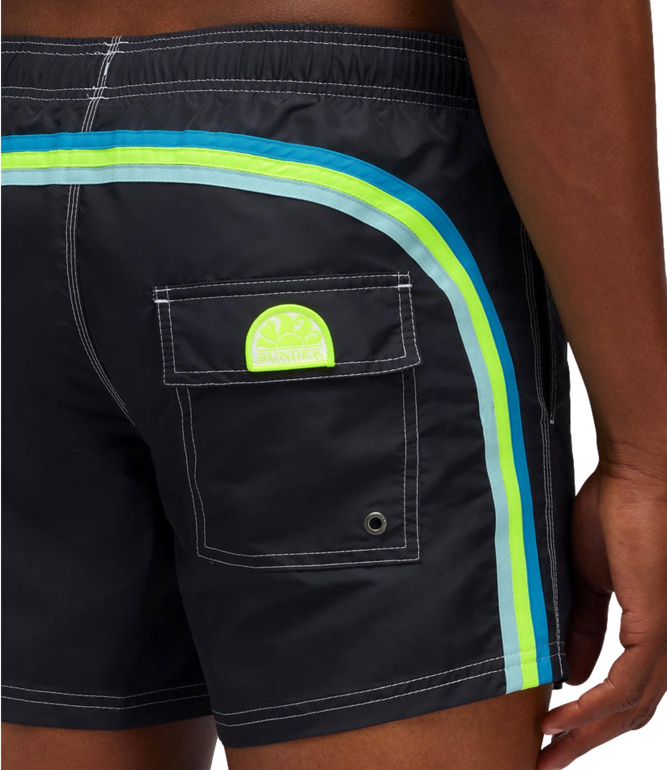 Sundek Costume da Uomo - Black - M504bdta100