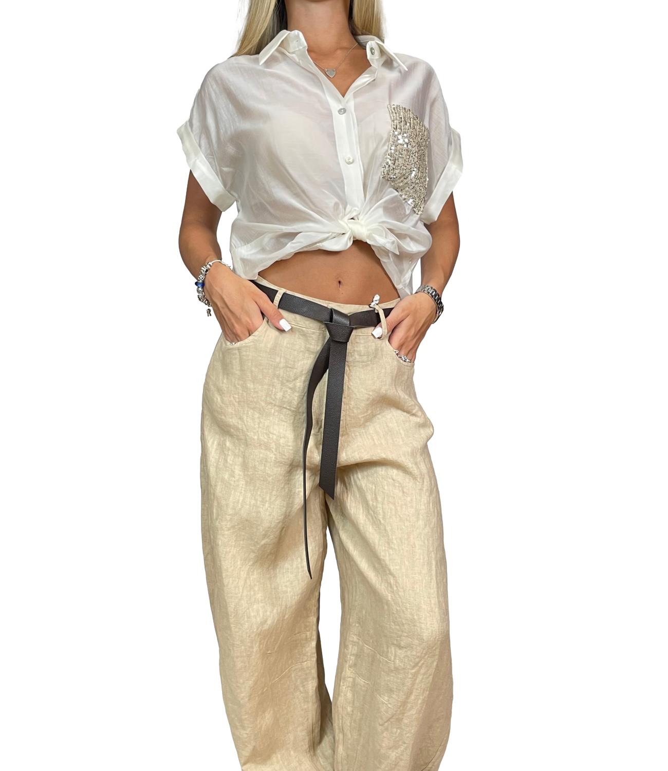 Susy Mix Pantalone da Donna - Safari - 12402