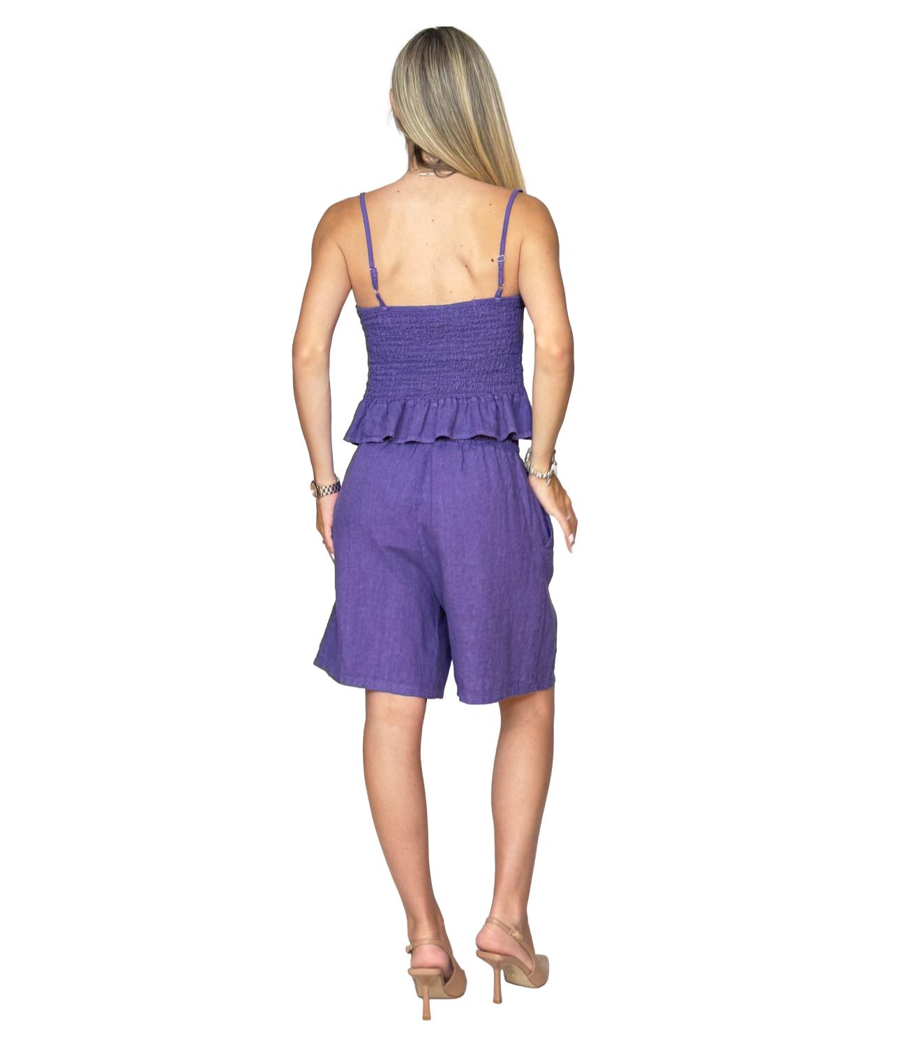 Susy Mix Bermuda da Donna - Viola - 12409