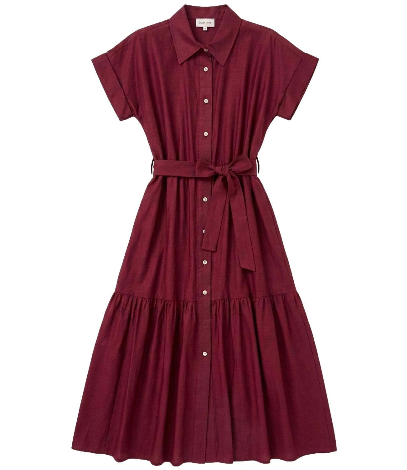 Susy Mix Abito da Donna - Rosso India - 26268u