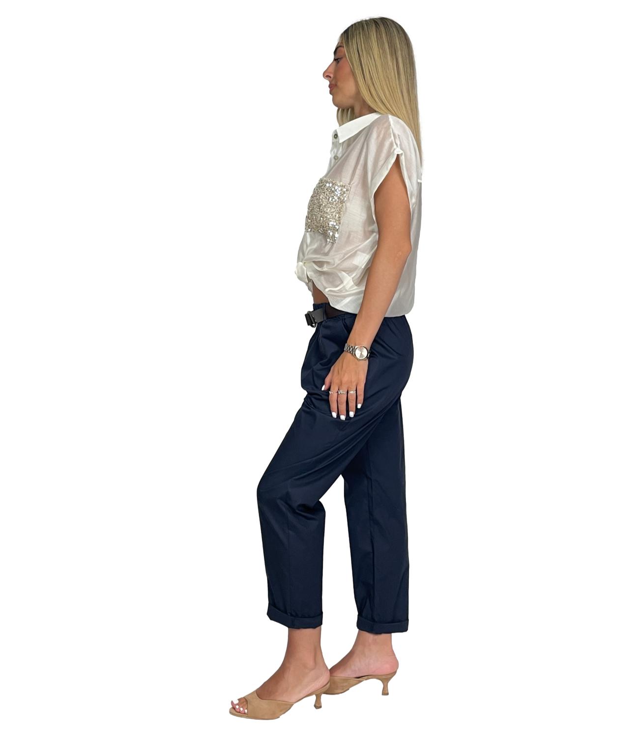 Susy Mix Camicia da Donna - Latte - 26321