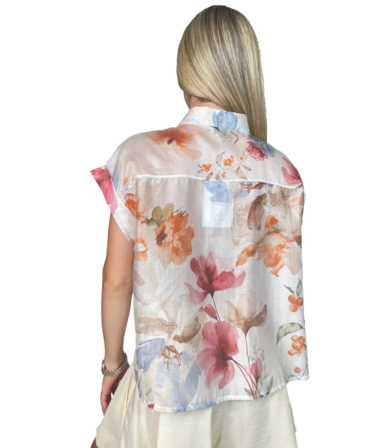 Susy Mix Camicia da Donna - Latte - 263276n