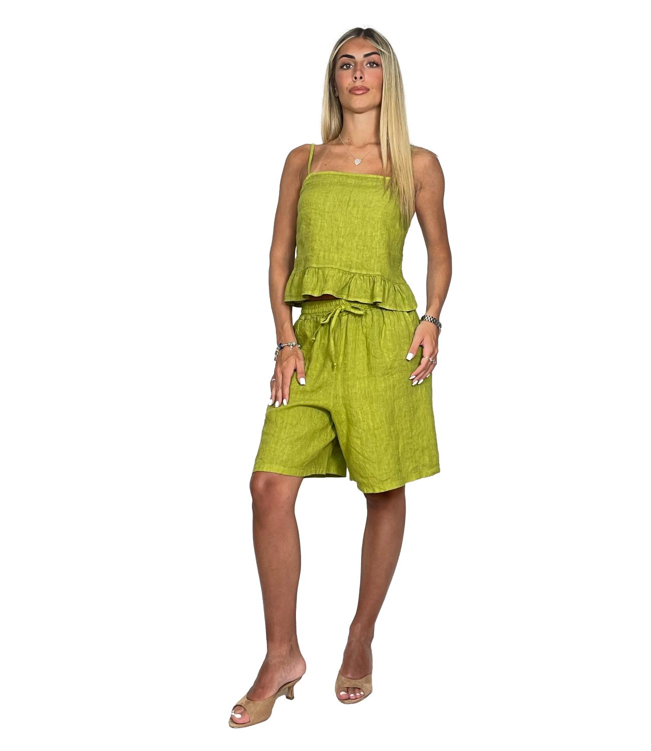 Susy Mix Top da Donna - Verde Oliva - 34141