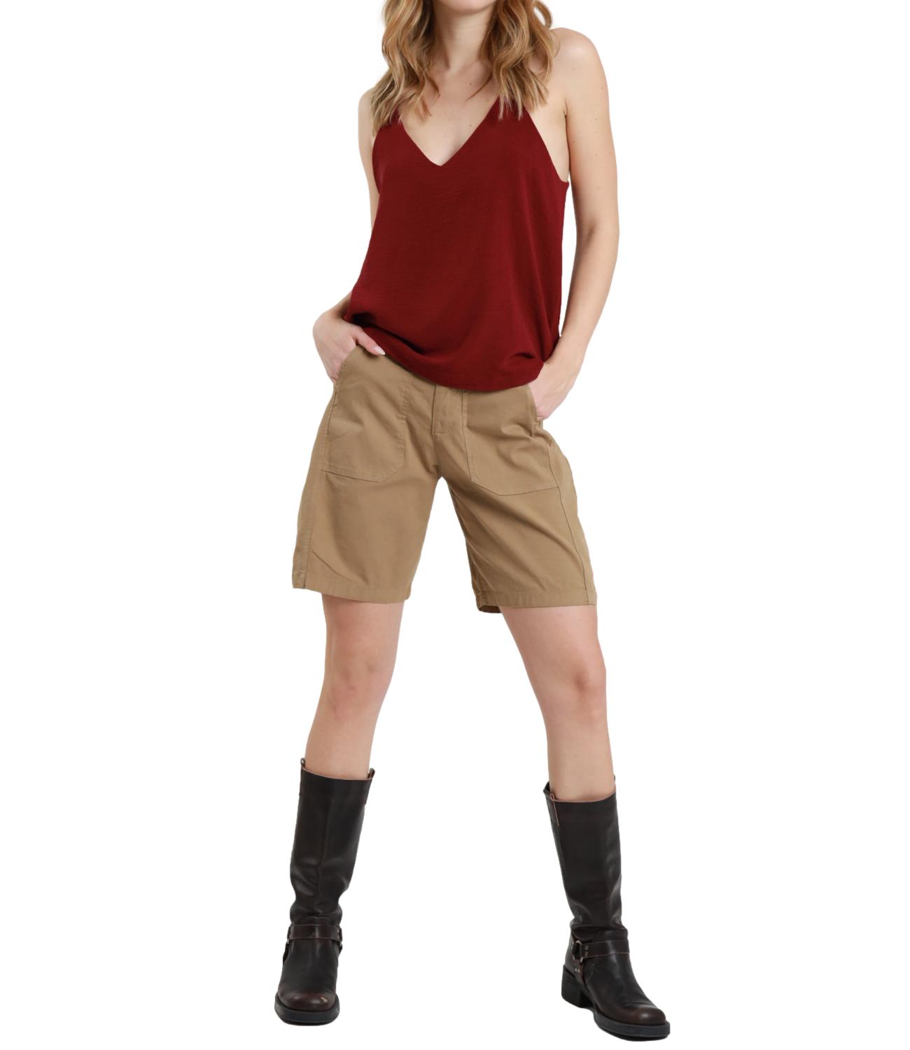 Susy Mix Short da Donna - Cammello - 60663pn