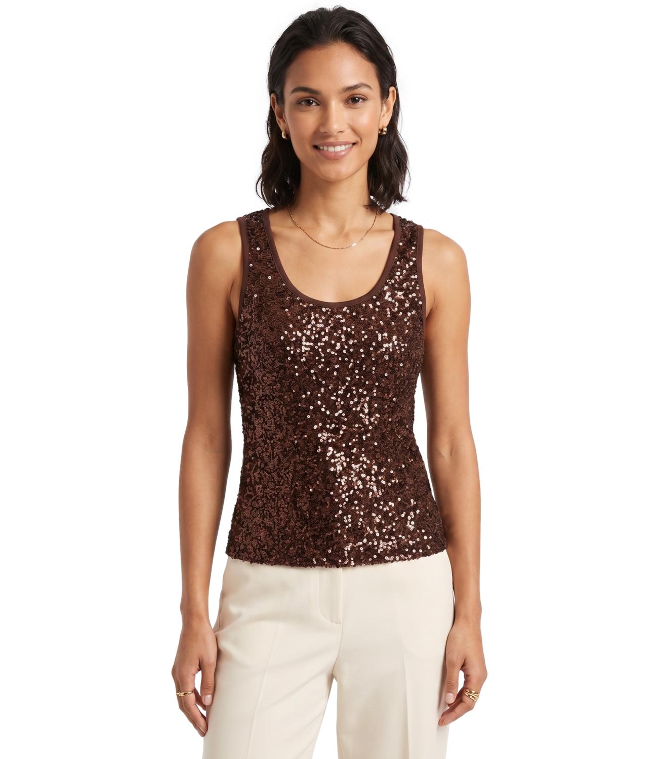 Susy Mix Canotta da Donna - Moro - C109